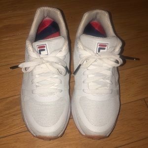 Fila white sneakers
